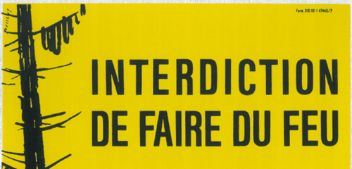 Elévation du degré incendie