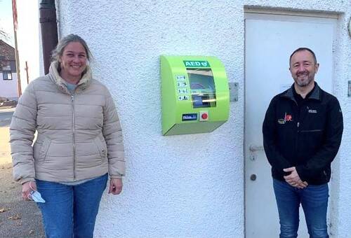 Photo installation défibrillateurs